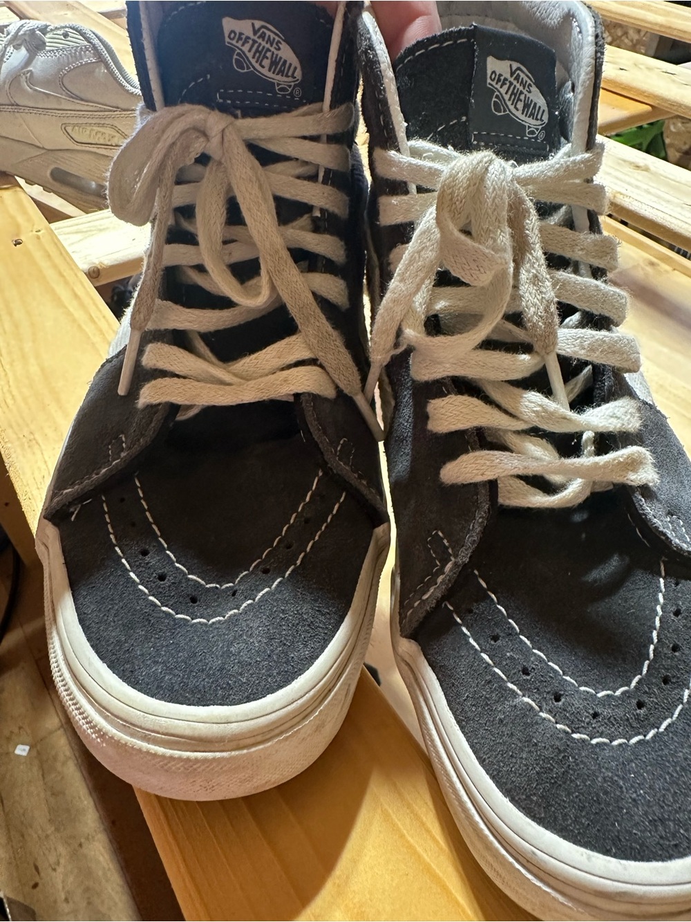 Vans Black and White Men's Skate Shoes
